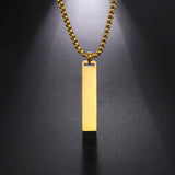 Fishhook Personalized Necklace Stainless Steel Jewelry