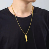 Fishhook Personalized Necklace Stainless Steel Jewelry