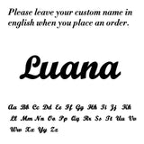 Cursive Name Necklace Box Chain Personalized Jewelry