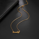 Lemegeton Heart Choker Name Necklace Personalised Pendant Jewelry