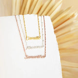 Custom Name Necklace Stainless Steel Jewelry Gift