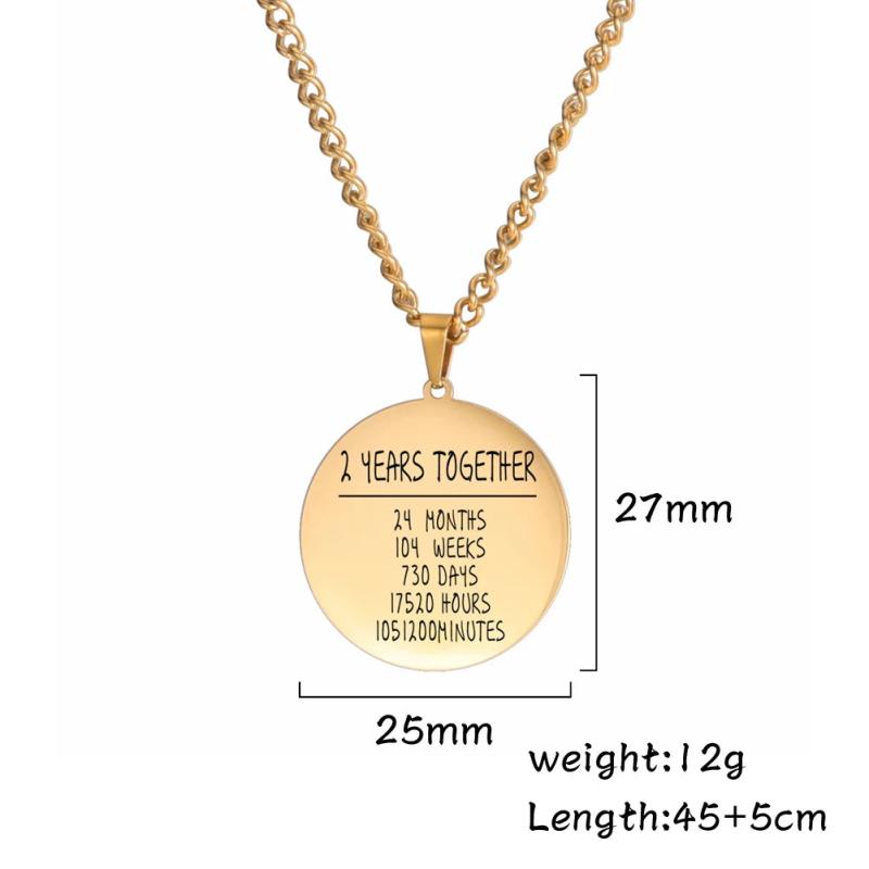 Sipuris Personalized Anniversary Necklace