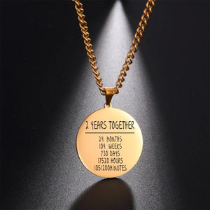 Sipuris Personalized Anniversary Necklace