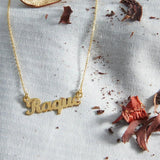 Personalized Name Necklace for Women Girls Stainless Steel