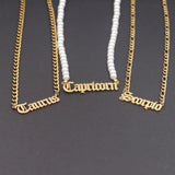 Constellation Choker Necklace Zodiac Sign Necklaces For Women's Jewelry