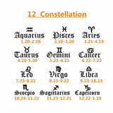 Constellation Choker Necklace Zodiac Sign Necklaces For Women's Jewelry