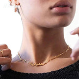 Personalized Stainless Steel Name Necklace Choker