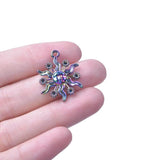 5pcs Star Sun Moon Charms Pendant Rainbow Accessories for Jewelry Making