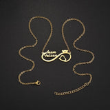 Stainless Steel Infinity Heart Necklaces for Couples