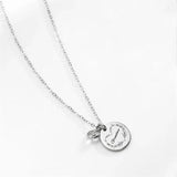 Personalized Engraved Baby Name Pendant Necklace Birthstone Gemstone