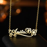 Heart Jewelery Stainless Steel Name Necklace Dancer Pendant