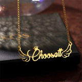 Personalized Stainless Steel Butterfly Choker Necklace