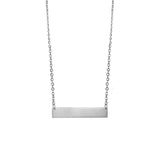 Personalized Stainless Steel Name Bar Necklace