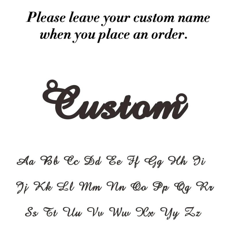 Custom Stainless Name Necklace for Her