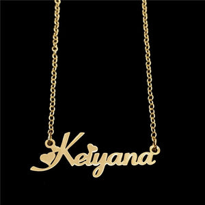 Custom Stainless Name Necklace for Her
