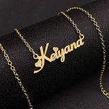 Custom Stainless Name Necklace for Her