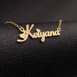 Custom Stainless Name Necklace for Her