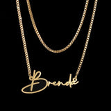 Personalized Stainless Steel Choker Name Necklace for Women