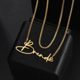Personalized Stainless Steel Choker Name Necklace for Women