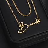 Personalized Stainless Steel Choker Name Necklace for Women