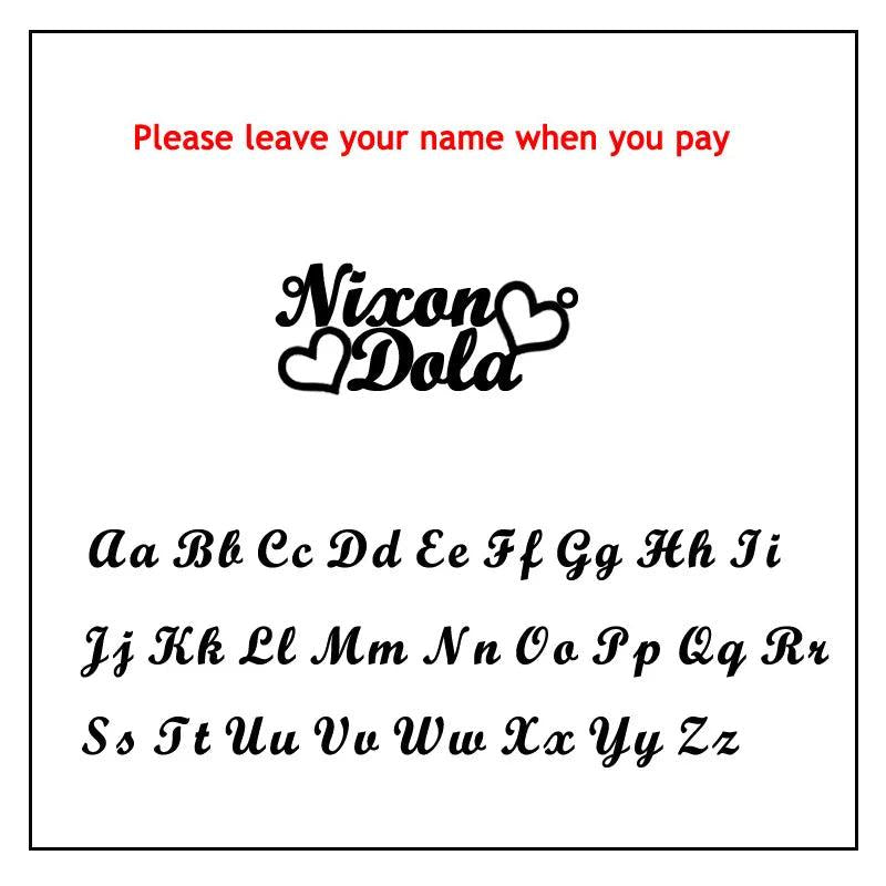 Personalized Stainless Steel Double Layers Name Necklaces