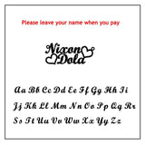 Personalized Stainless Steel Double Layers Name Necklaces