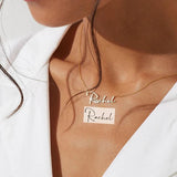 Personalized Handwriting Name Necklace Mother's Keepsake Female Jewelry