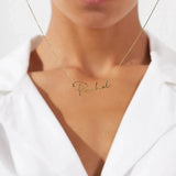 Personalized Handwriting Name Necklace Mother's Keepsake Female Jewelry