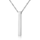 Personalized Stainless Steel Name Geometry Necklace