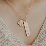 Engraved Necklace Personalized Multiple Kids Names for Mothers Jewelry