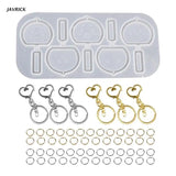 Resin Casting Shaker Mold for Pendant Jewelry Keychain