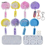 Resin Casting Shaker Mold for Pendant Jewelry Keychain