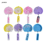 Resin Casting Shaker Mold for Pendant Jewelry Keychain