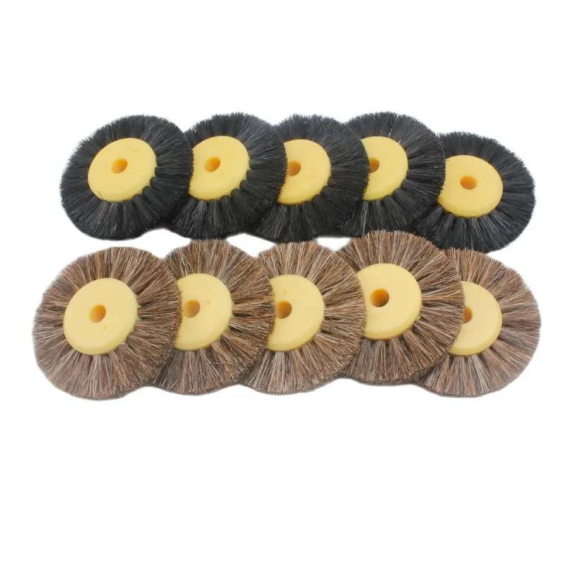 10PCS Polishing Wheel Brushes 2 Rows Abrasive Brush Jewellery Tools