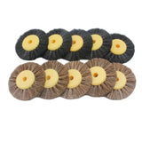 10PCS Polishing Wheel Brushes 2 Rows Abrasive Brush Jewellery Tools