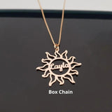Enthusiasm Sun Name Necklace Hope Jewelry