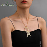 Custom Heart Name Necklace Women's Chain Jewelry Gift
