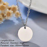 Warmly Baby Family Necklaces Stainless Steel Chain Necklace Accessories