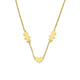 Engraved NamePlate Stainless Steel Pendant Choker Necklace for Women