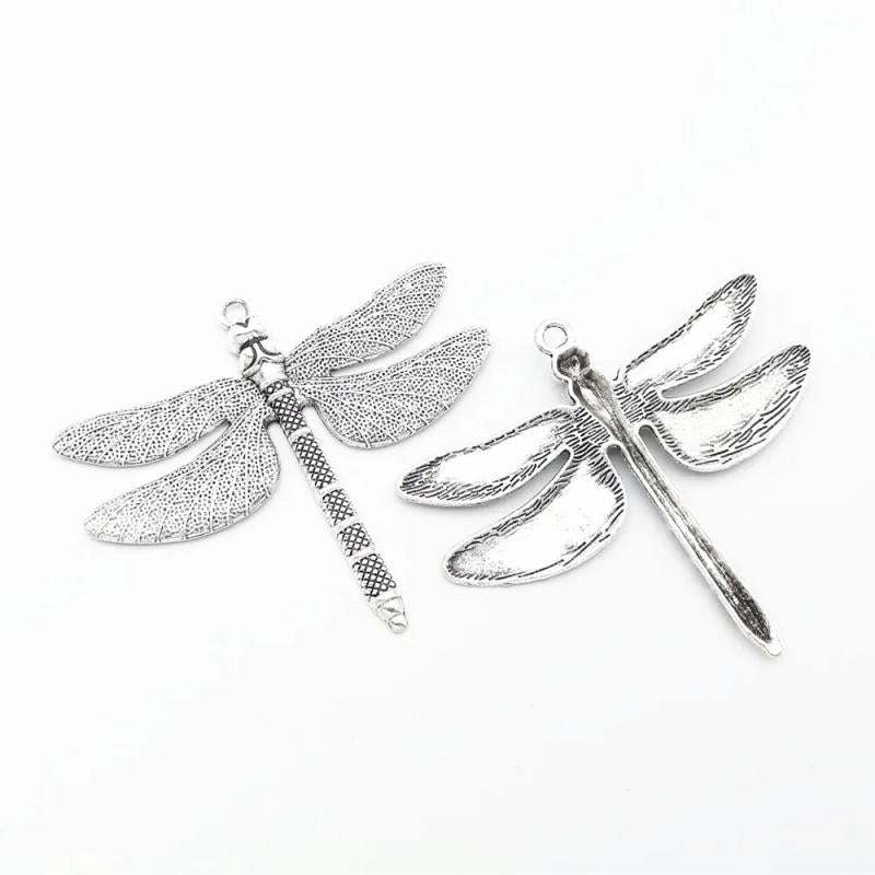 20pcs Dragonfly Charms Pendants for DIY Jewelry Making Accessory