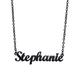 Atoztide Personalized Steel Name Necklace Choker Pendant Gift