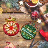 Christmas Tree/Snowflakes Keychain Silicone Mold with Hole Pendant Mold