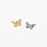 5pcs 15mm Stainless Steel Butterfly Charms Pendant DIY Jewelry 2 Colors