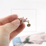 10pcs Circus Elephant Bear on ball Enamel Charm Alloy Pendant DIY Accessories