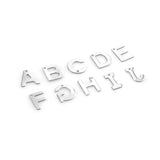 100pcs Mix 26 Alphabet Heart Stainless Steel Pendant DIY Necklace Bracelet