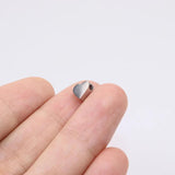5pcs Stainless Steel High Mirror Big Hole Heart Cross Charms Pendant DIY