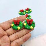10Pcs Resin Star Leaf Bowknot Charms Earring Keychain Pendant C1090