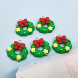 10Pcs Resin Star Leaf Bowknot Charms Earring Keychain Pendant C1090