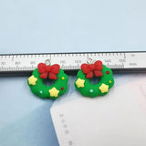10Pcs Resin Star Leaf Bowknot Charms Earring Keychain Pendant C1090