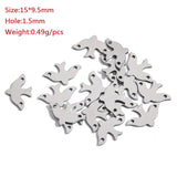 20Pcs Stainless Steel Animal Insect Charms For Jewelry Making